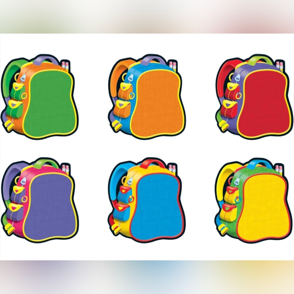 TREND enterprises, Inc. Bright Backpacks Classic Accents Variety Pack, 36 ct.